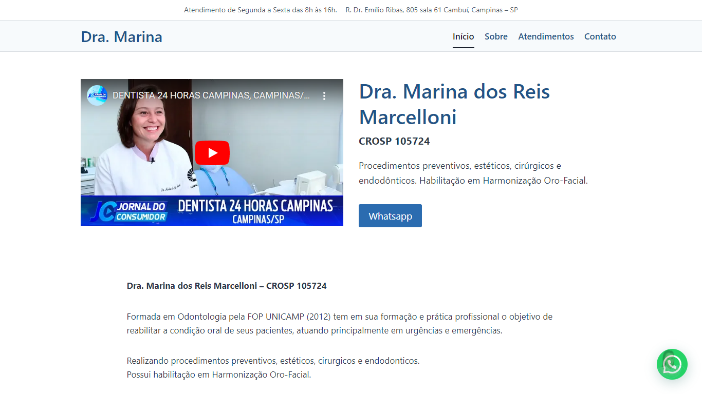 Dra. Marina dos Reis Marcelloni